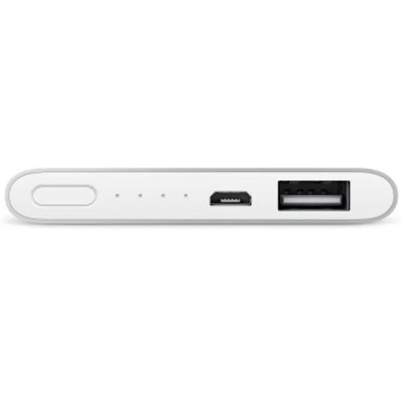 Оригинал xiaomi power bank 5000 мАч mi портативное зарядное устройство тонкий powerbank для