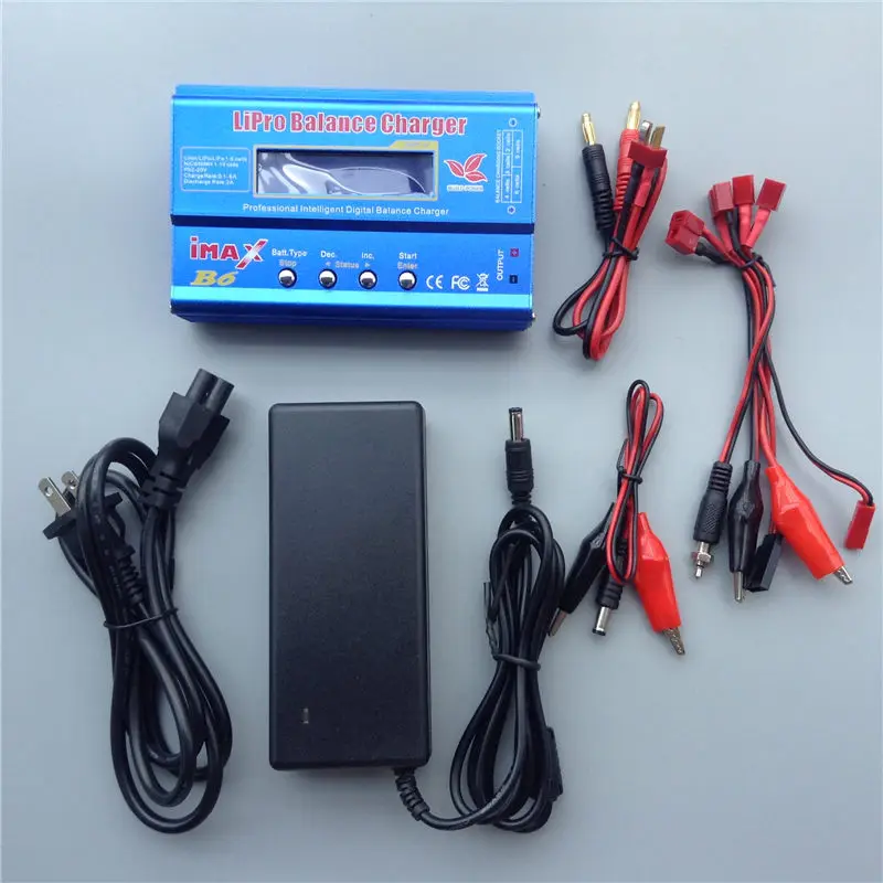 1 комплект зарядное устройство для балансировки B6 Lipo аккумуляторов