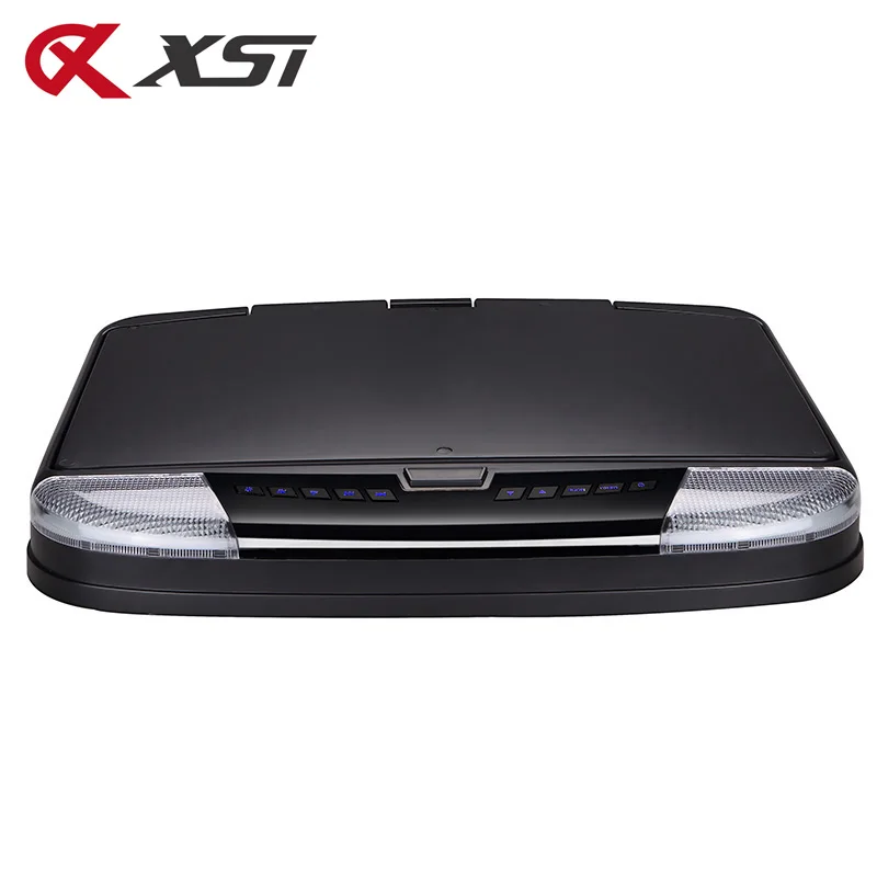 XST 15,6 дюймовый автомобильный потолочный DVD откидной на крышу автомобиля DVD монитор DVD со встроенным ИК fm-передатчиком HDMI порт USB SD MP5 плеер