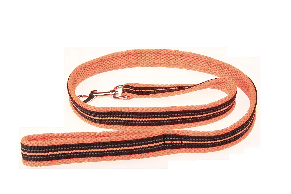 Orange Leash Сэндвич ажурная ткань ошейник для собак домашних животных 120*3 см собачий поводок для кошек поводок для собак сбруя поводок для маленьких собак кролика - Цвет: Orange Leash
