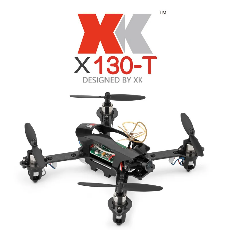 Гоночный Дрон WLtoys XK X130-T 5,8G FPV 3D/6G с hd-камерой 2,4G 4CH карбоновая рама RTF мини Радиоуправляемый квадрокоптер
