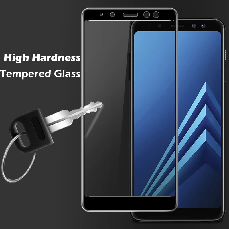 6D закаленное стекло для samsung Galaxy A7 A9 защита экрана на Защитное стекло для samsung A8 J6 A6 J4 Plus J8