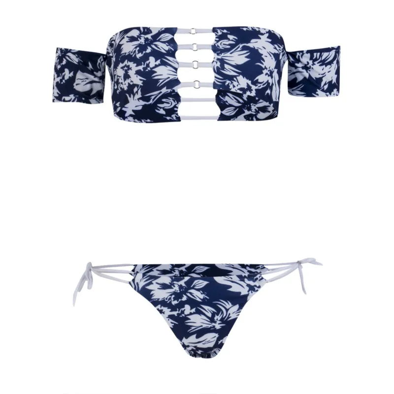 Новинка 2018 пикантные женские купальники Цветочный Женский комплект бикини с