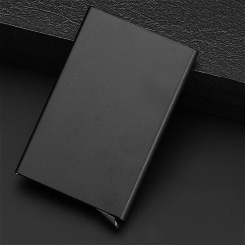 Чехол для визиток из алюминиевого сплава с функцией автоматического извлечения