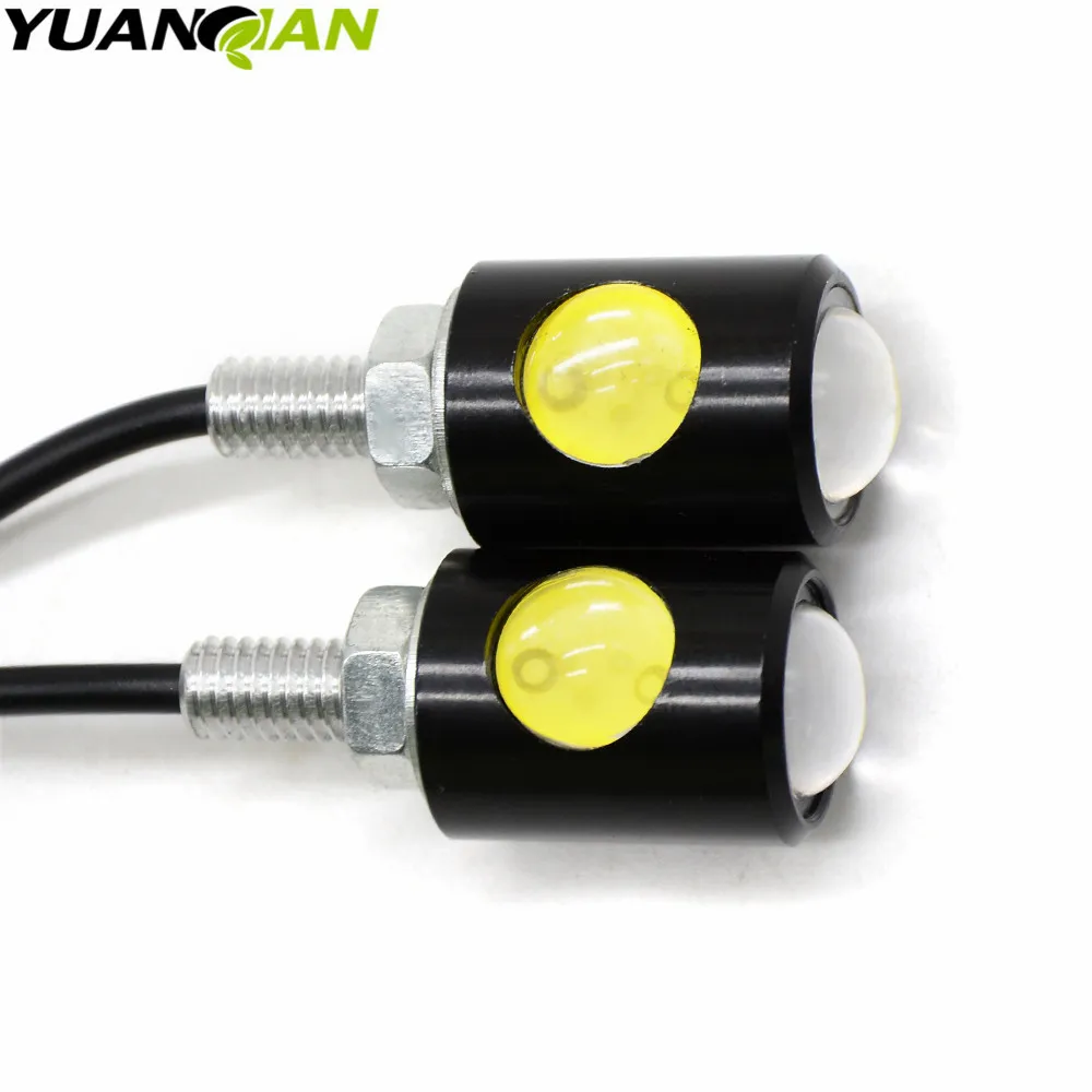 Универсальный мотоцикл светодиодный гибкий указатель поворота янтарный