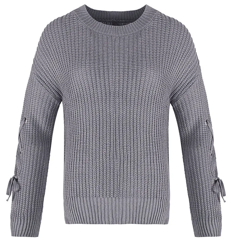 Moosor 2018 New Fashion Autumn Winter Casual Pullover Solid Warm Sweater O-Neck Women Tops Shirt Sweaters Pullovers | Женская одежда