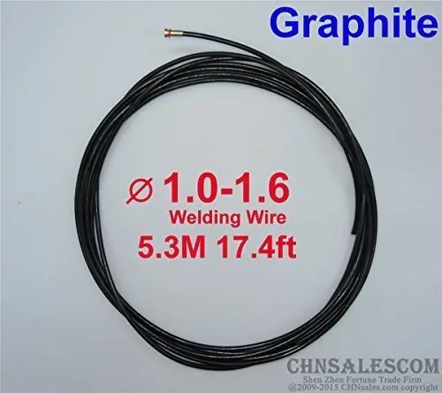 CHNsalescom графитовый лайнер MIG MAG в европейском стиле 1 0 6 сварочная проволока 5 3 м 17 4