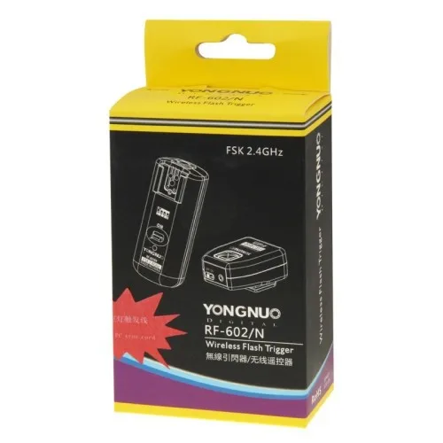 YONGNUO RF-602/N YONGNUO RF-602 RF602 RF 602 2,4 GHz беспроводной дистанционный триггер вспышки для NIKON D90 D5100 D700 D3