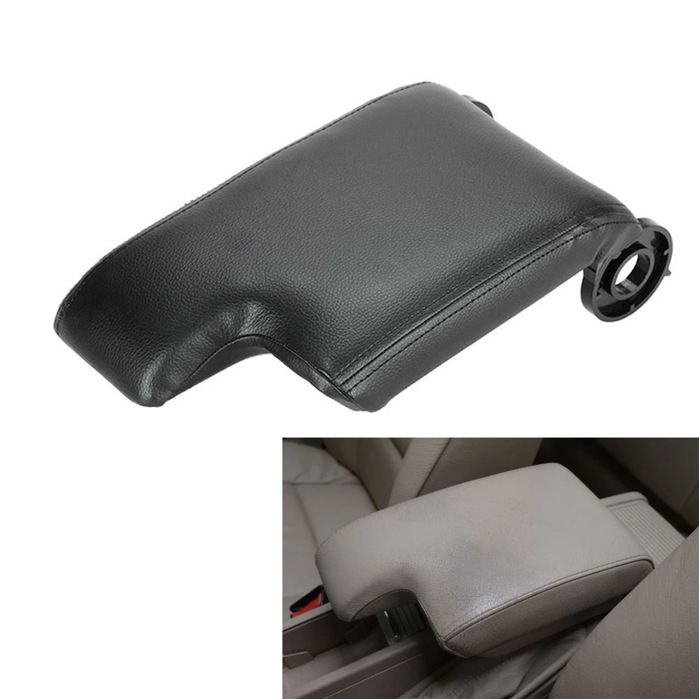 

Черный подлокотник, Крышка центральной консоли, искусственная кожа, синтетическая + пластиковая пластина, подходит для 99-04 BMW 3 серии E46