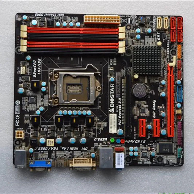 1155 H77 материнская плата Б/у BIOSTAR H77MU3 USB3.0 SATA3