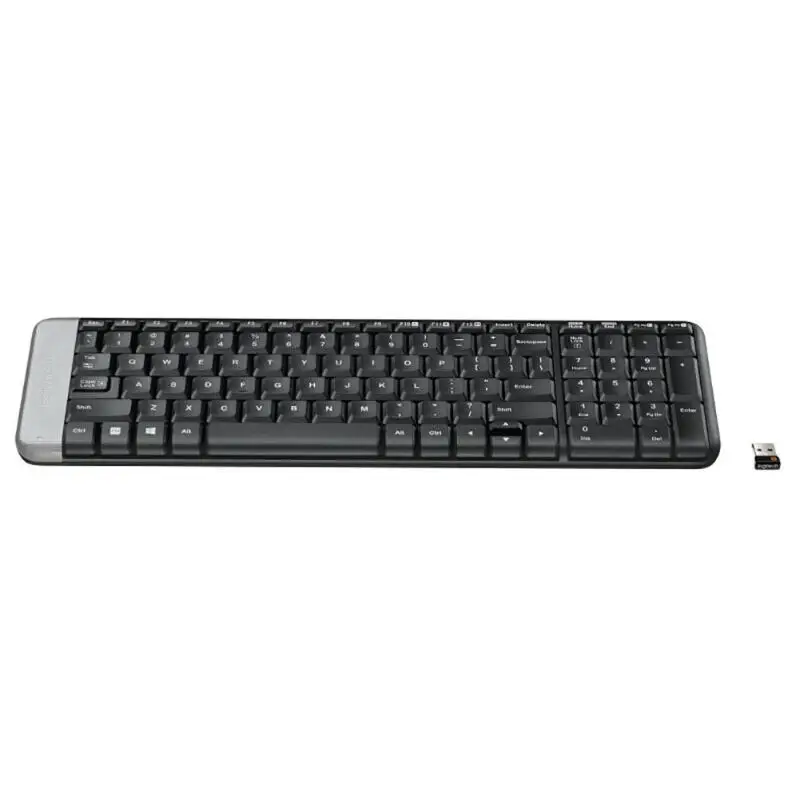 Logitech K230 немой Беспроводной Клавиатура 2,4 ГГц Офис клавиатура для ПК клавиатура для компьютера