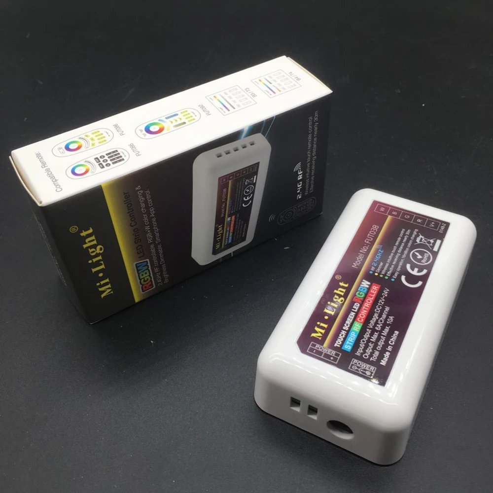Беспроводная 4 зонная Светодиодная лента mi light 2 4G с Wi Fi диммер пульт