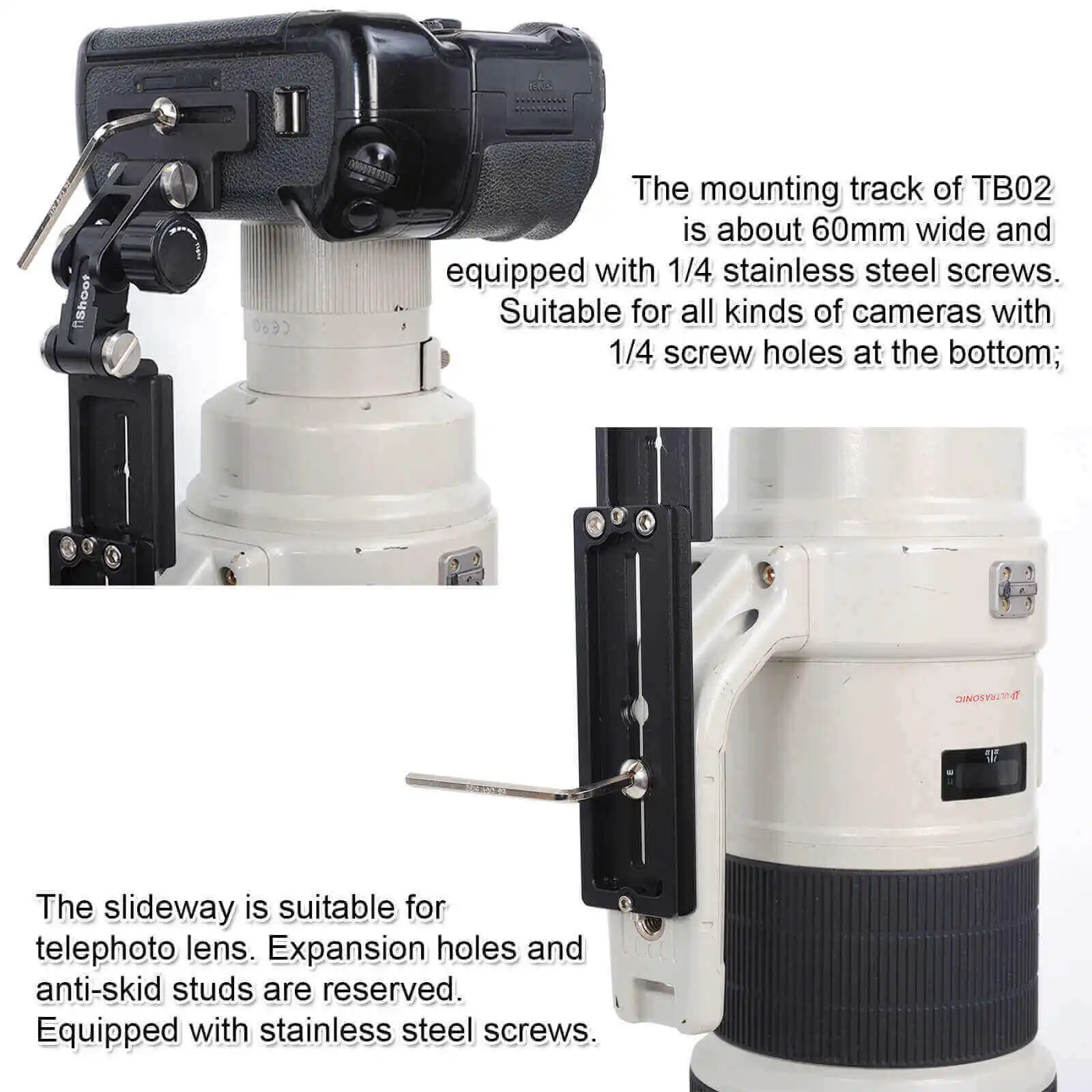 Держатель для объектива с длинным фокусом байонетная защита быстроразъемной