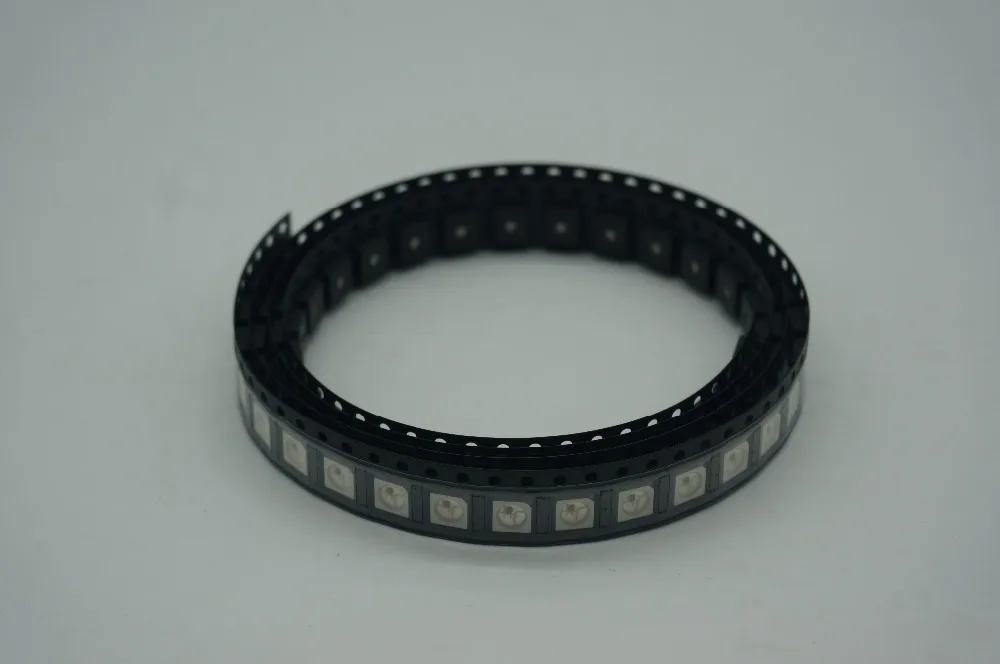 20 ~ 1000 шт. WS2812B (4 контакта) 5050 SMD черная/белая версия WS2812 индивидуально адресуемый
