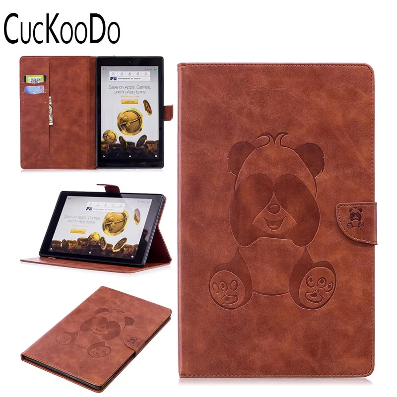 Чехол книжка CucKooDo с карманом для автоматического пробуждения/сна Fire HD 10 1
