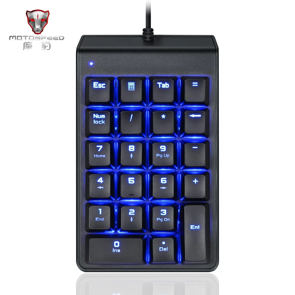 MOTOSPEED K22 официальная Механическая цифровая клавиатура 22 клавиши мини нумпад