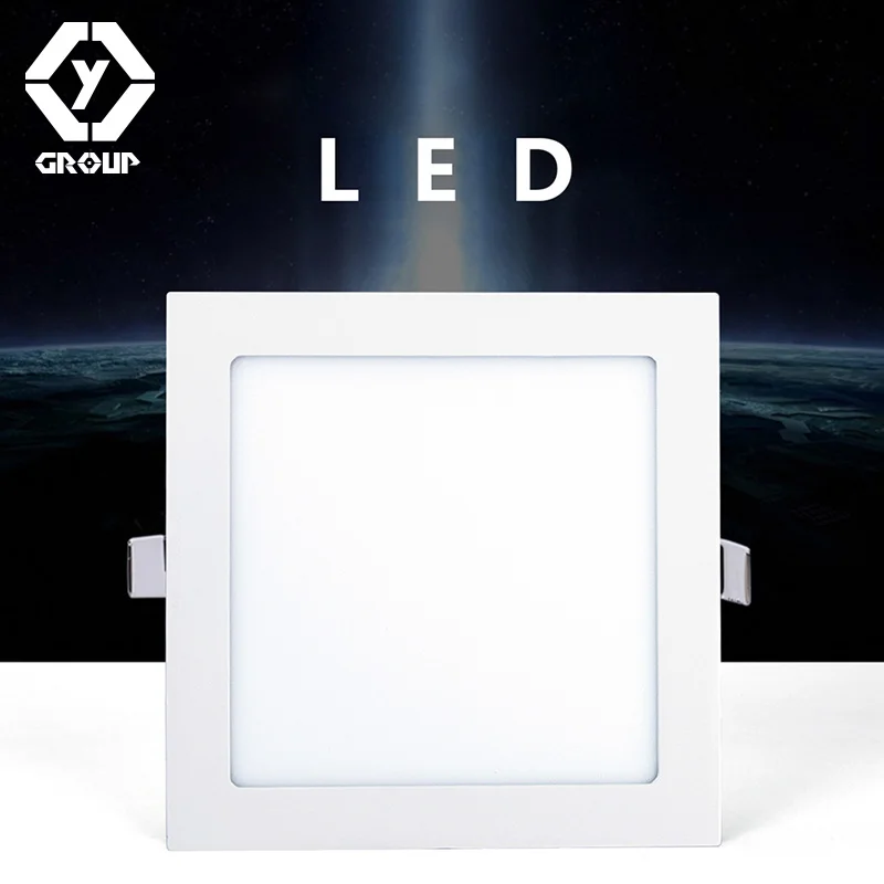 OYGROUP Ultra Thin Frame Led Downlight Dimmable 220V 110V High Brightness LED Panel Light Down Square Round Recessed #OY517CP02S | Лампы и