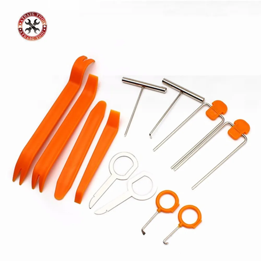 Auto Car Repair Disassembled 12pcs/Set Audio Removal Installtion Pry Tools Radio Door Clip Panel Trim Dash CNP Frequency | Автомобили и