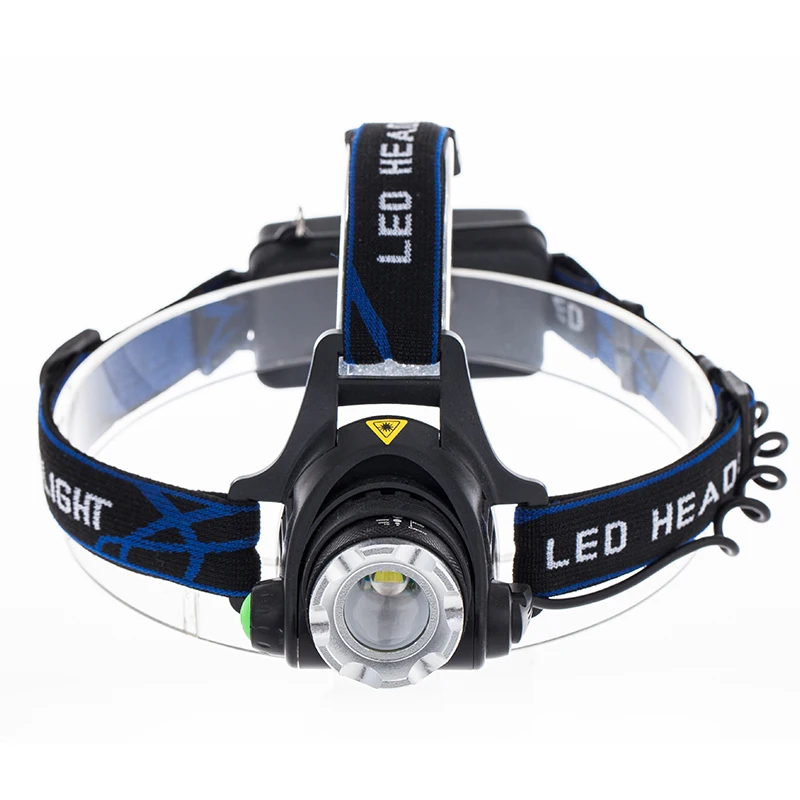 Светодиодный налобный фонарь CREE XML T6 3800LM перезаряжаемый 3 режима работы 2*18650