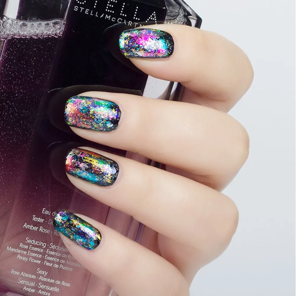 Anmas Rucci 1 коробка 10 рулонов различных цветов Наклейки для дизайна ногтей на