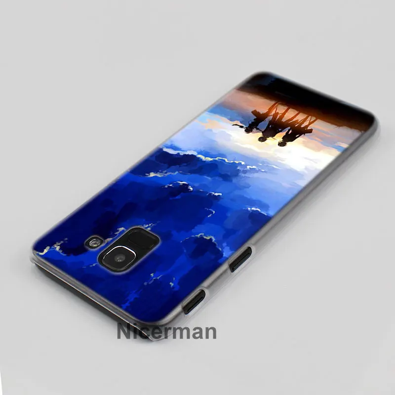 Аниме; обувь для косплея по аниме «атака на Титанов» чехол с крышкой для samsung Galaxy A30 A50 A70 A80 M10 M30 A7 A6 A8+ A9 ПК Жесткий Чехол Для Телефона