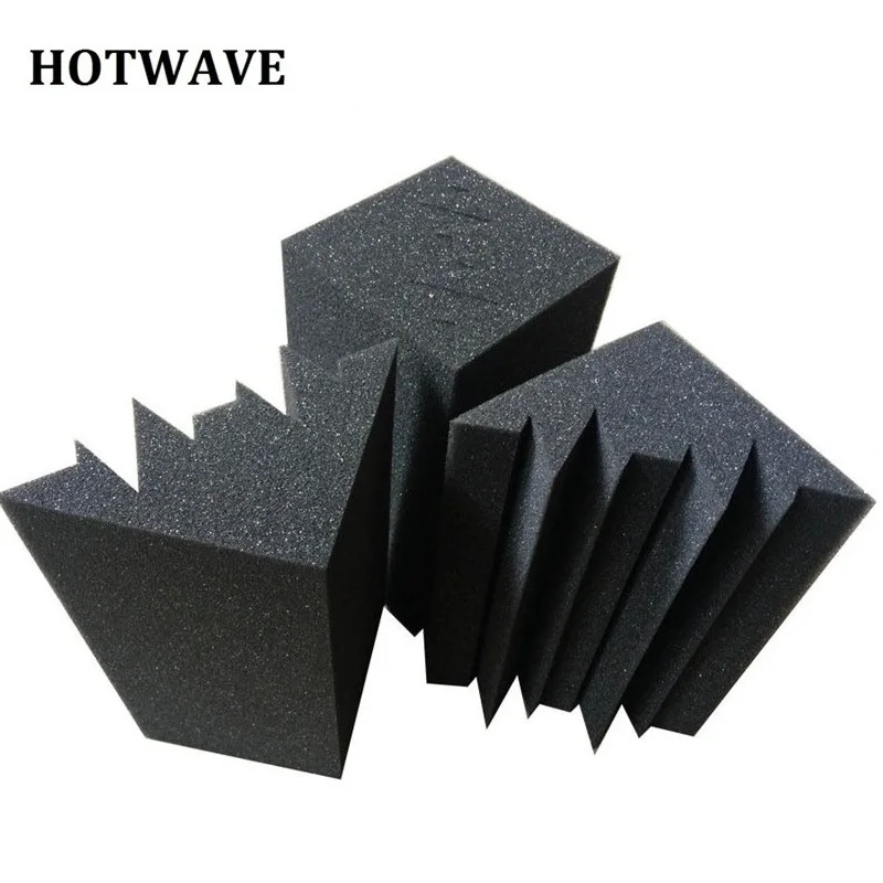 Hotwave 2 шт./лот 25*25*50 см черные призматические basstrap акустические звукоизоляционные