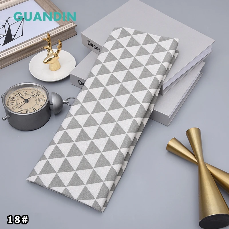 GUANDIN 100х150см новинка 2019 мультяшная Геометрическая серия хлопок лен ткань для