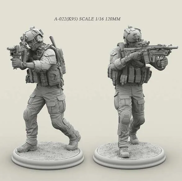 

1/16 Resin Soldier Figure Kits Special forces Model Colorless And Self-assembled A-022 (k59)