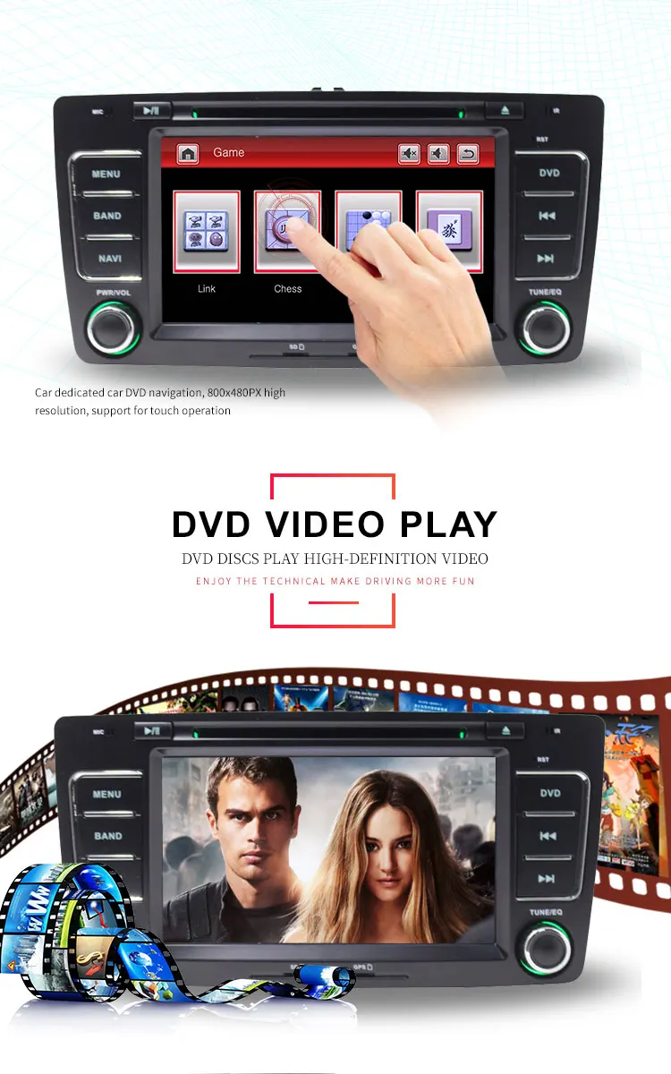 LJDA два Din 7 дюймов Автомобильный мультимедийный плеер для SKODA Octavia 2009-2013 DVD стерео gps навигация Радио автоаудио головное устройство Canbus