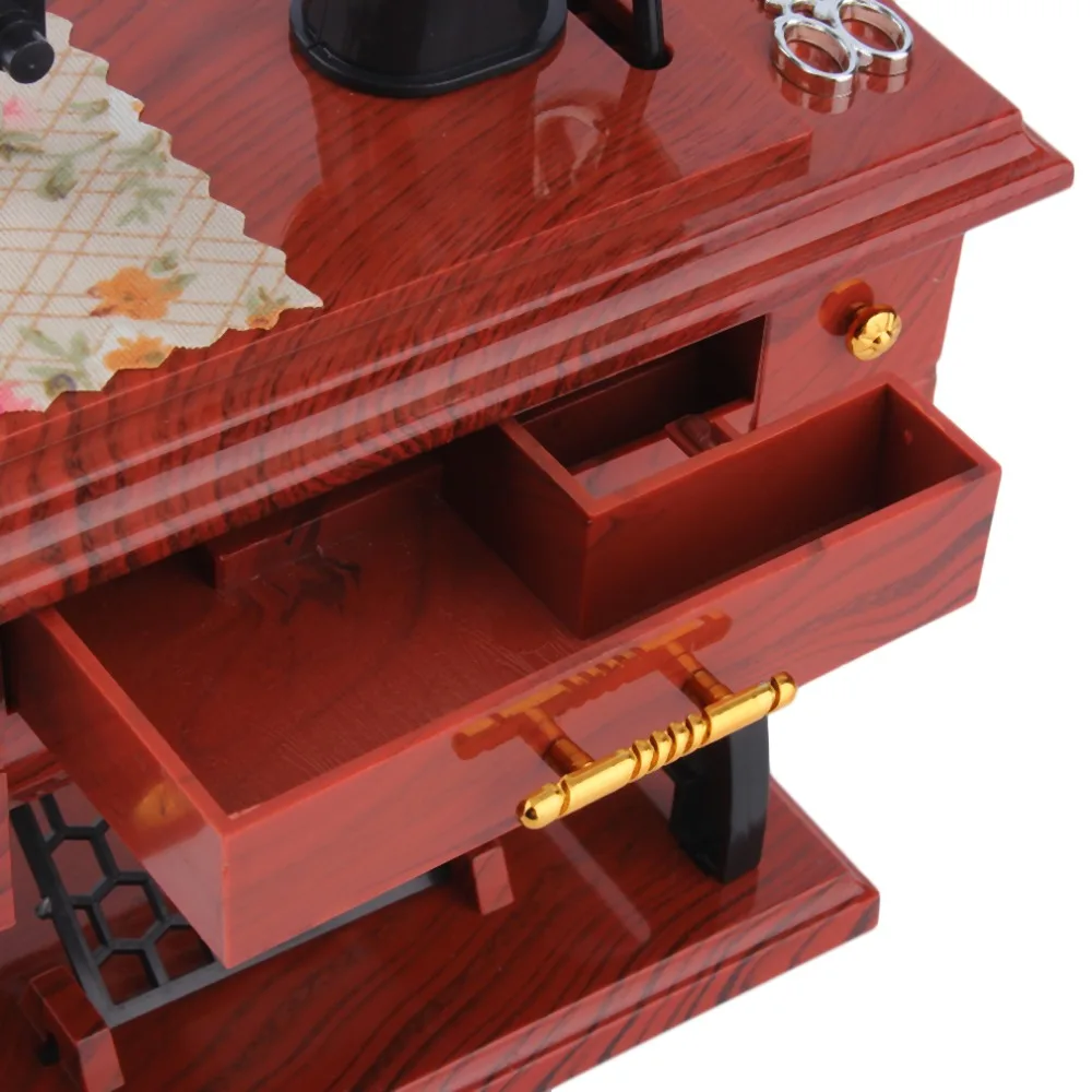 Дропшиппинг винтажный ударно-спусковой механизм швейная машина Music Box Kid Игрушка