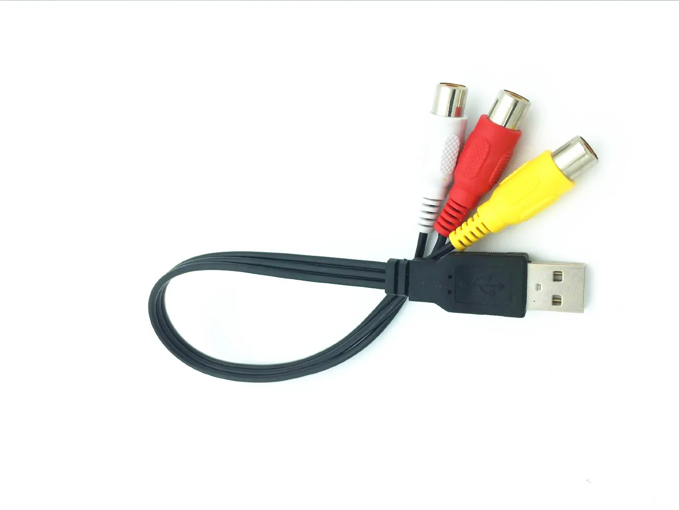 USB к 3RCA шин AV аудио кабель 3rca революция три лотоса женский медной