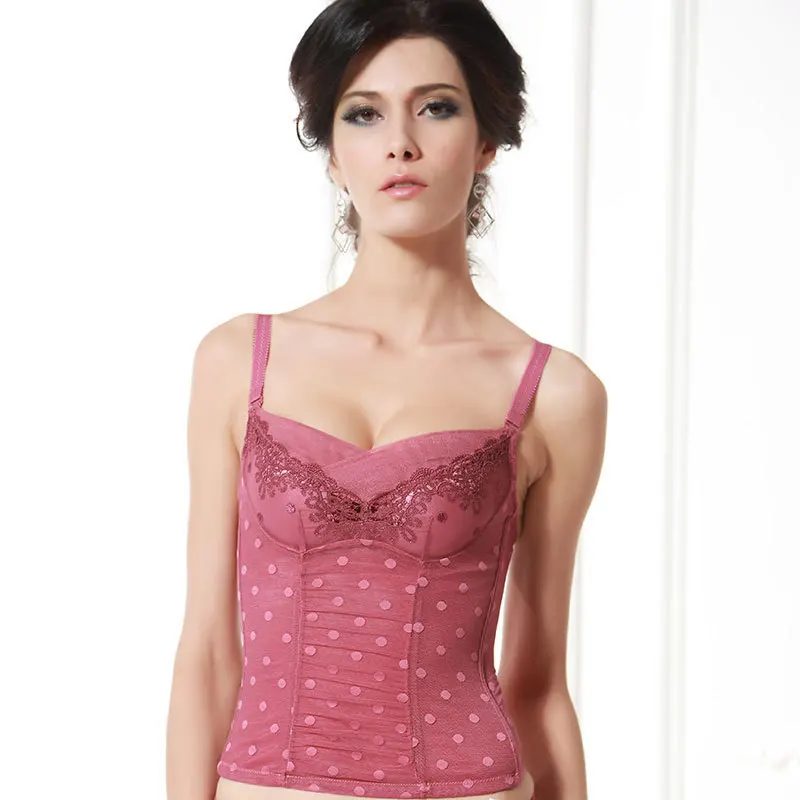 Женский кружевной корсет Missomo облегающий в горошек|corset fashion|fashion corsetcorset polka dot |