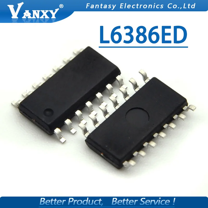 5 шт. L6386ED SOP 14 L6386E SOP14 L6386 L6386ED013TR L6386D|Интегральные схемы| |