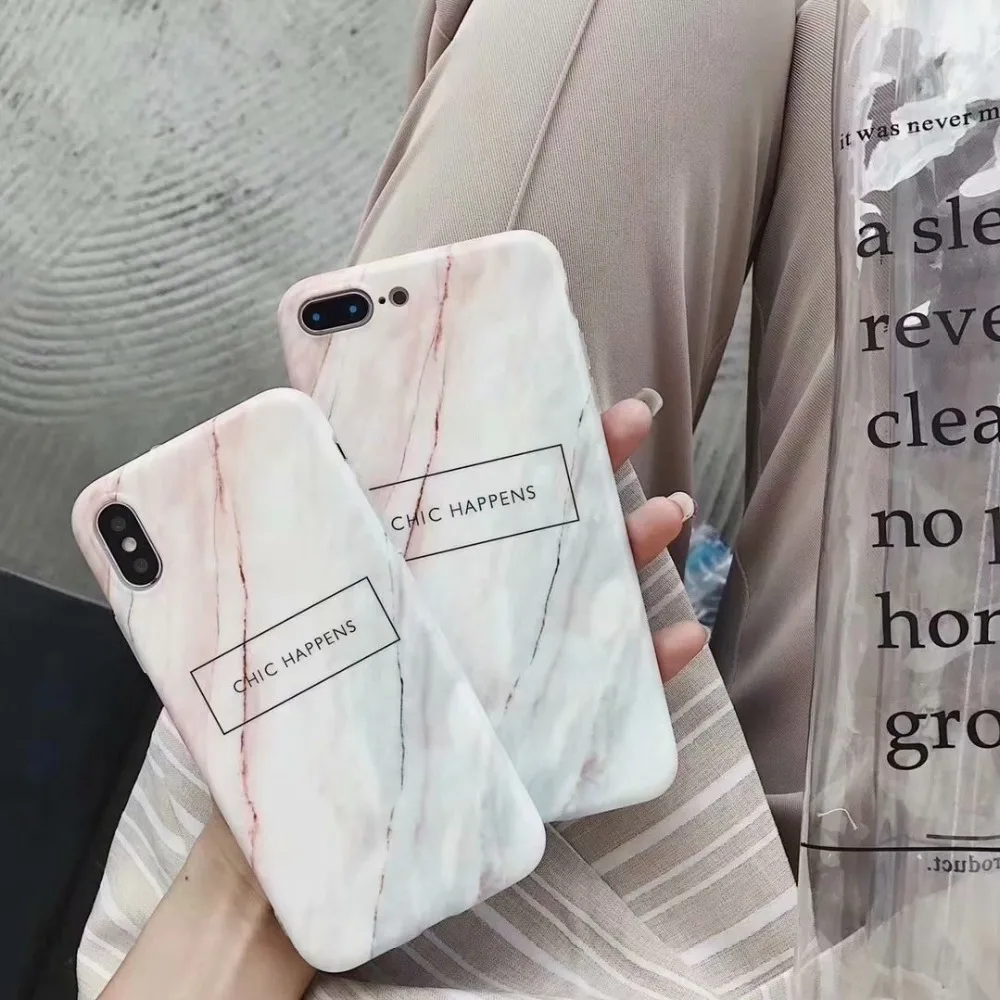ORYKSZ силиконовый чехол для iPhone 6 Чехол роскошные Мрамор рисунком Телефон