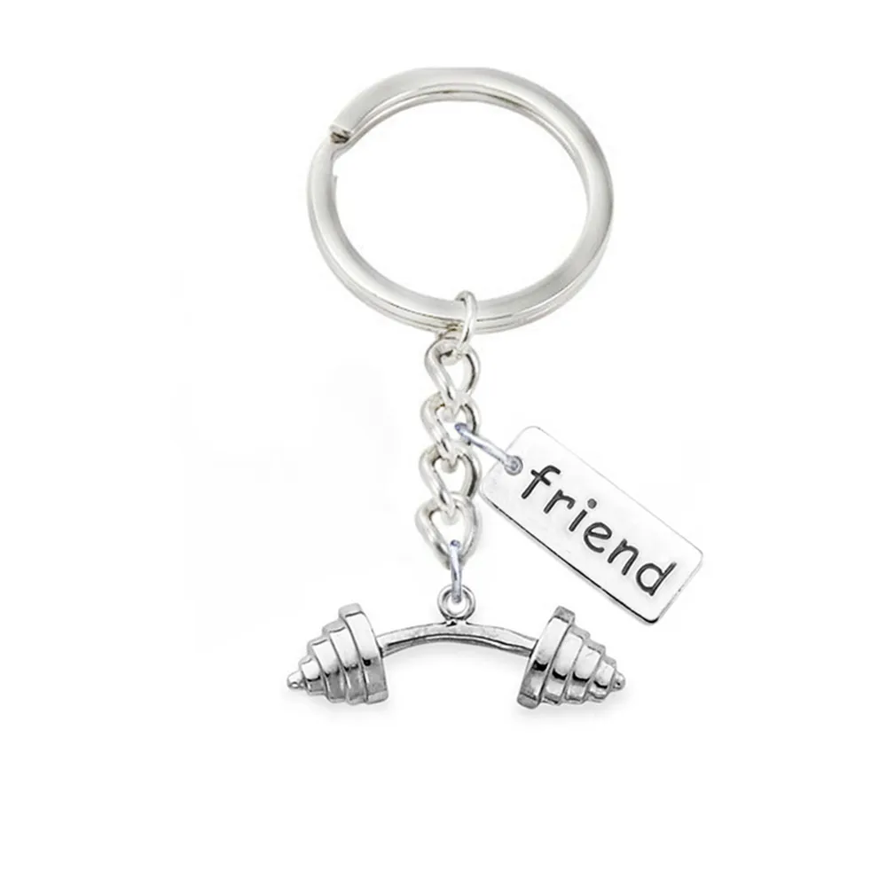 Двойной сплав антикварная подвеска в тон серебра виде Вес подъема гантели гири 50