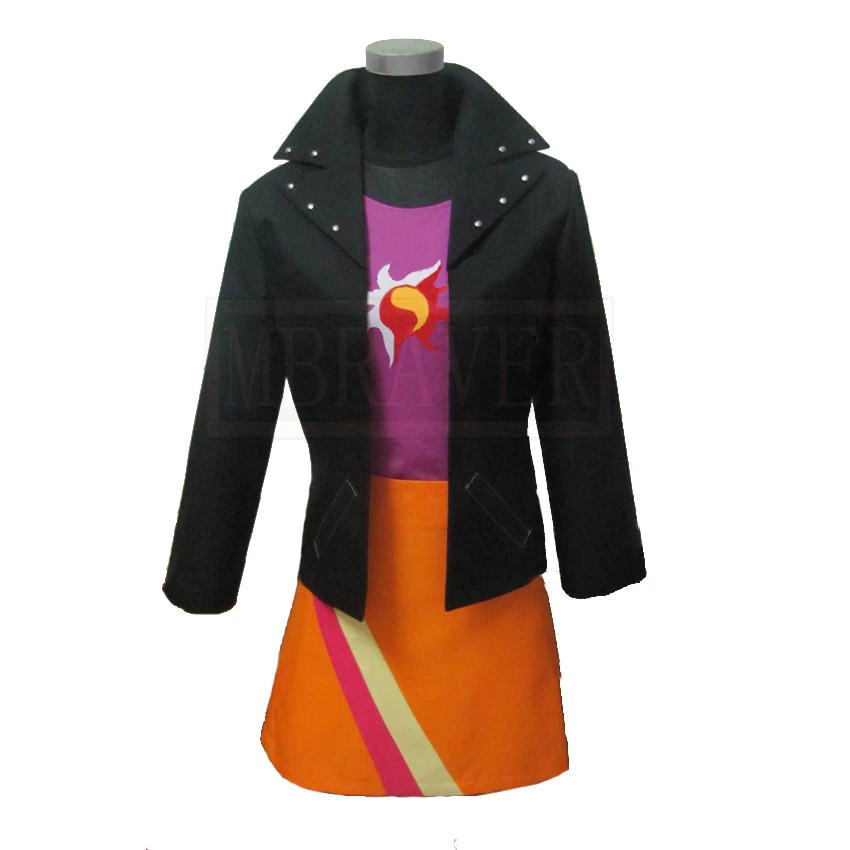 Блестящая аниме Униформа с Персонализацией заката костюм для косплея на