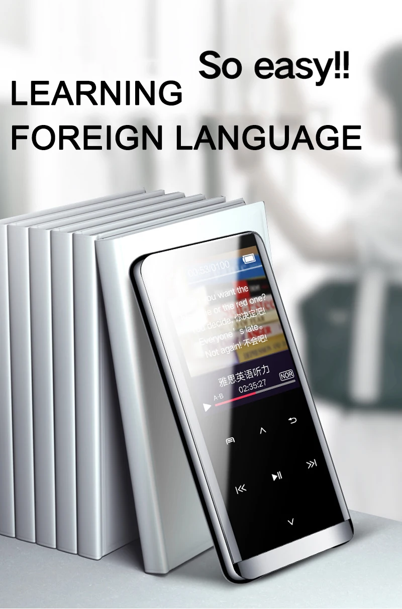 Savetek без потерь HiFi MP3 плеер 8 Гб 16 Гб Mp3 спортивные плееры музыкальный плеер аудио плеер сенсорный ключ с fm-радио диктофон