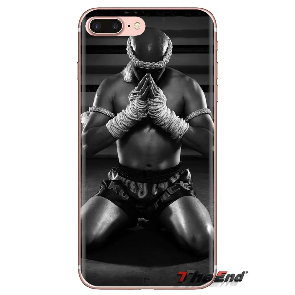 Для iPod Touch Apple iPhone 4 4S 5 5S SE 5C 6 6S 7 8 X XR XS Plus MAX Таиланд Муай Тай Рисование прозрачный