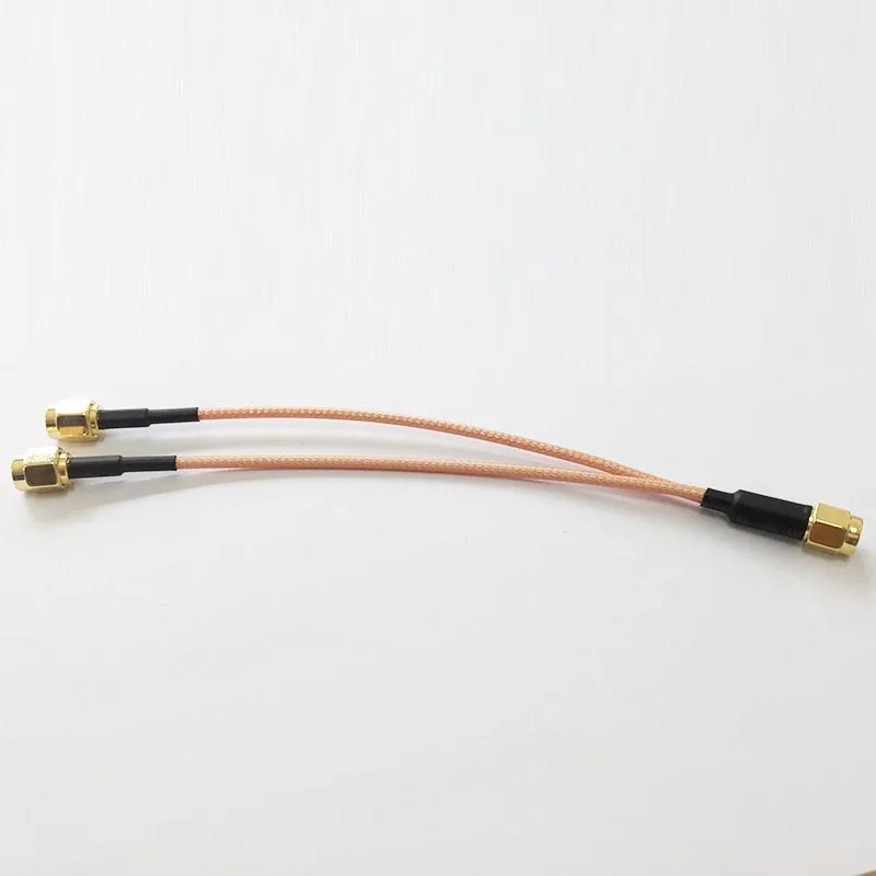 Штекер SMA в 2X штекер Y типа фоторазъем кабеля RG316 15 см 6 дюймов для Wi Fi