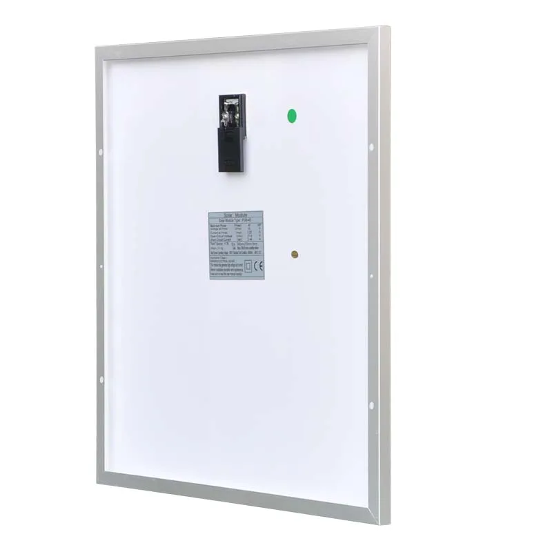 Solar Pv Kit Panel 18v 40w Charge Controller 12v/24v 10A Mobile Charger Caravan Camping Rv Motorhome Light |