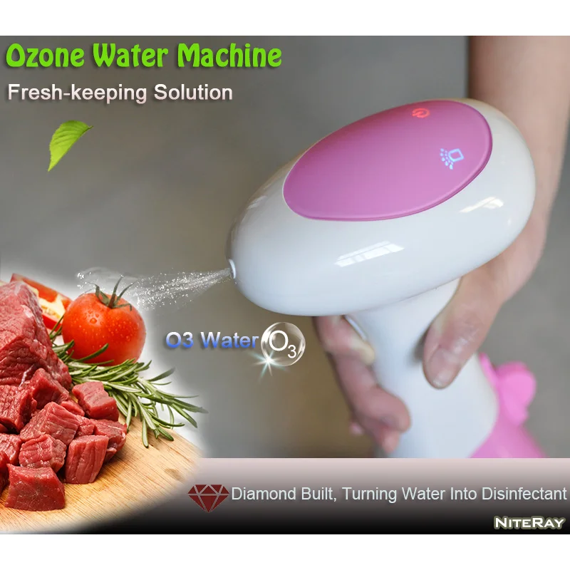 Воды озона машина свежие O3 генератор воды дезинфицирующее средство для фруктов