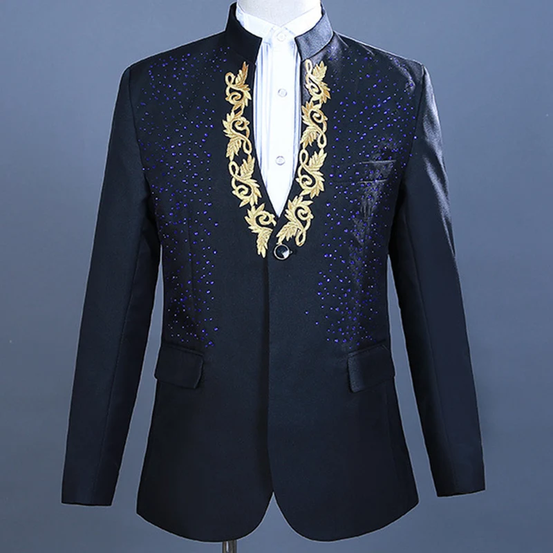 Новый дизайн Брендовые мужские костюмы платья для выступлений и певиц вечерние 2