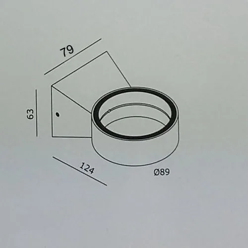 AC85V к AC265V вход 2 шт 3 Вт внутреннее освещение прикроватный современный