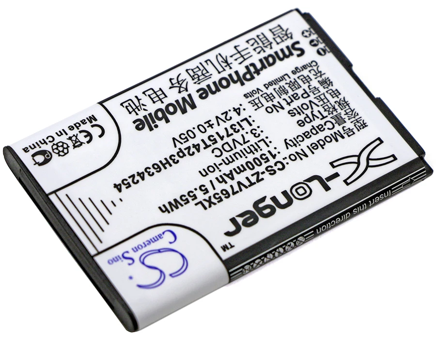 Cameron Sino 1500 мАч аккумулятор Li3715T42p3H634254 для ZTE Blade G Leo Q1 V765 новые V765M|Аккумуляторы