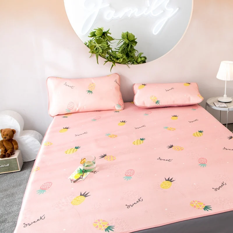 Летние прохладные ледяные шелковые постельные принадлежности набор-3D Печатный