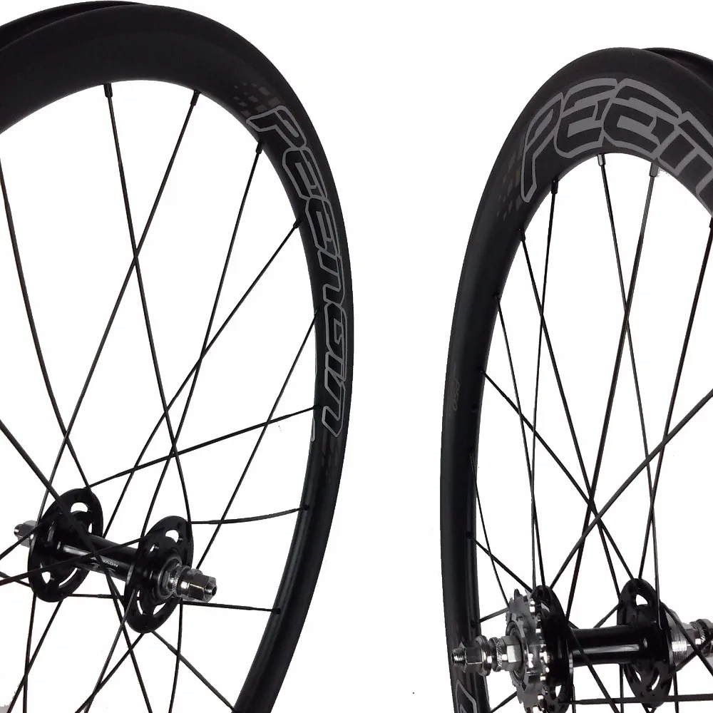 Велосипедные колеса fixie 700C 38 мм фронтальные 50 задние смешанные клинчерные углеродные фиксированные