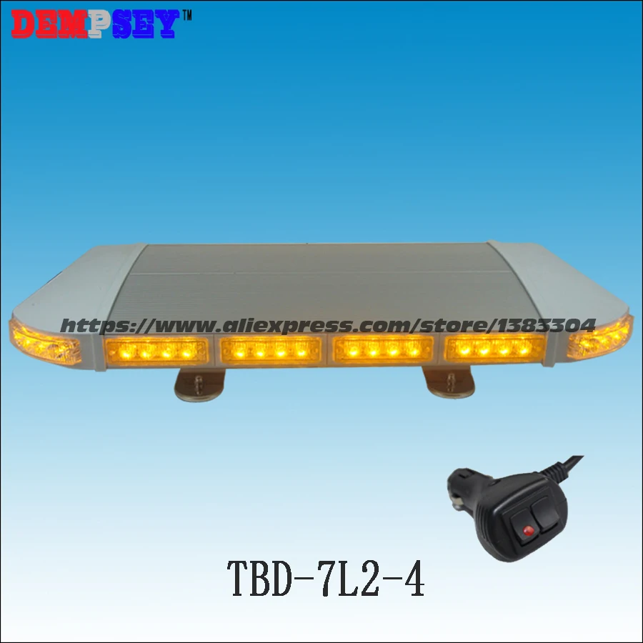 TBD-7L0-4  High quality LED Emergency warning lightbar/mini lightbar/Flashing warning light/Heavy magnetic base LED light