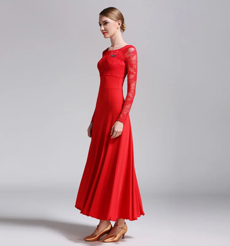 Новинка 2018 высококачественное профессиональное платье для бальных танцев цвет