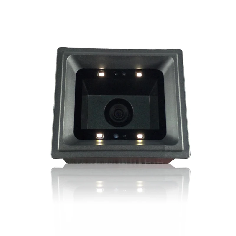 IR 2D Фиксированный модуль сканера штрих-кода из металла, встроенный в киоск для бумаги/мобильного телефона, USB/RS232, с экранным считывателем.