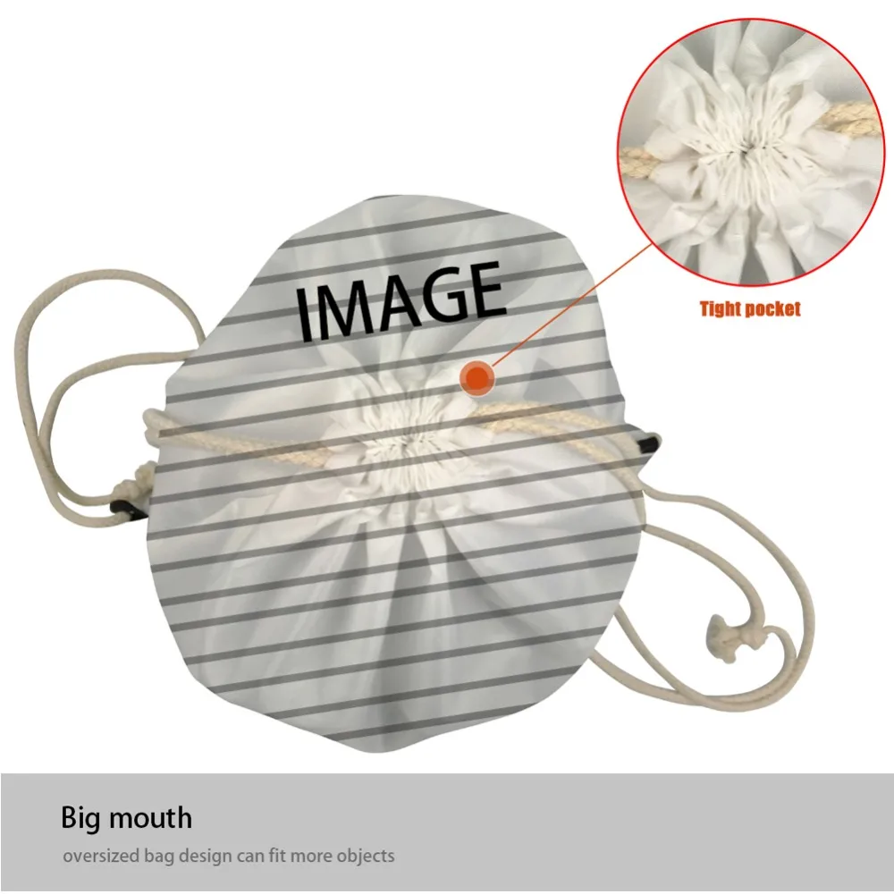 

HUGSIDEA Portable Drawstring Storage Bags for Travel Shopping Home Folding Reusable String Bag Butterfly Fashion Women Backpack